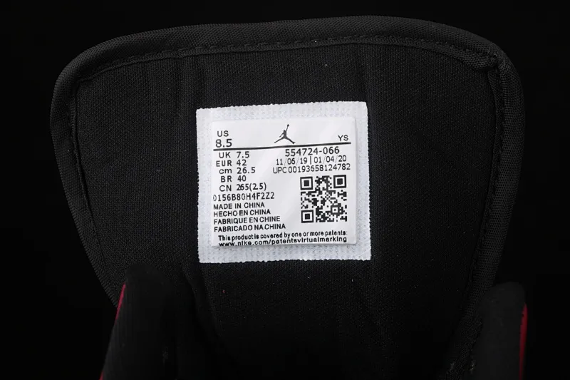 All categories Air Jordan Jordan series basketball shoes Air Jordan 1 Mid Air Jordan 1 Mid AJ1 Joe 1 black and red toe Zhongbang series basketball shoes 554724-066